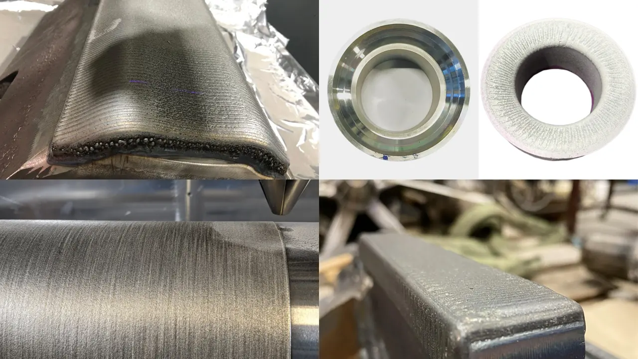 Bauteil fuer Laser Cladding und Oberflaechenschutz