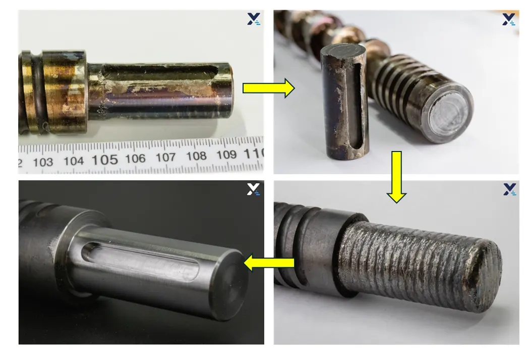 Industriebauteil fuer Reparatur oder Wiederaufbau
