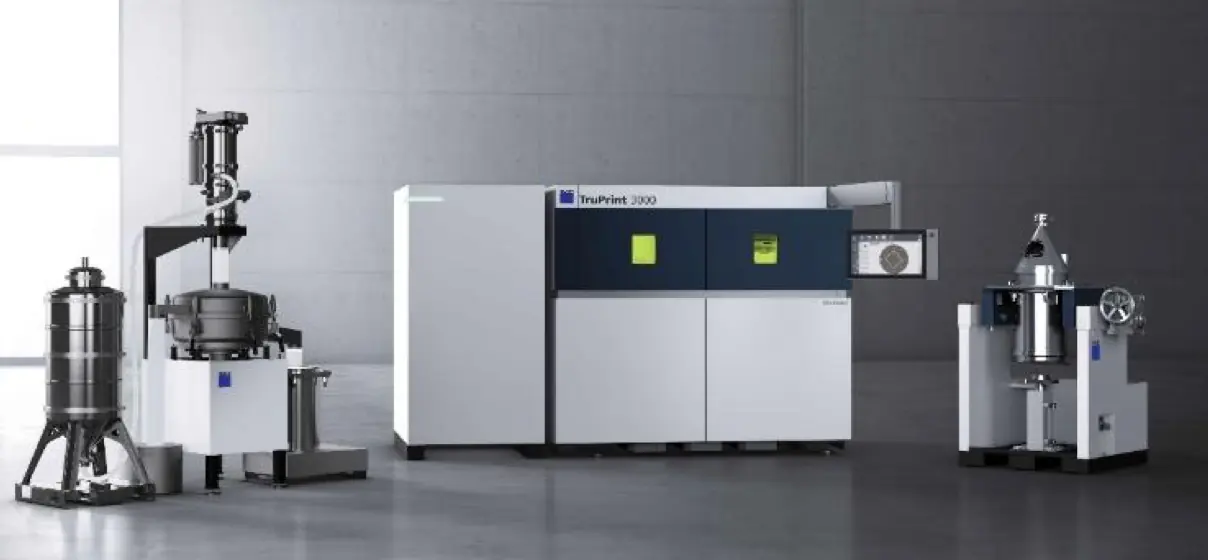 TRUMPF TruPrint 3000 SLM-Maschine fuer kompakte detaillierte Metalladditivfertigung